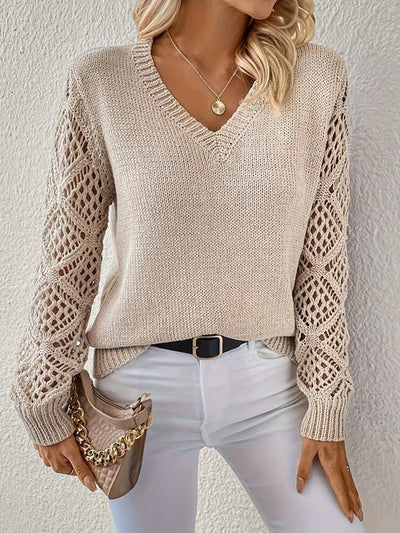 Elizabeth | Soft V-neck jumper