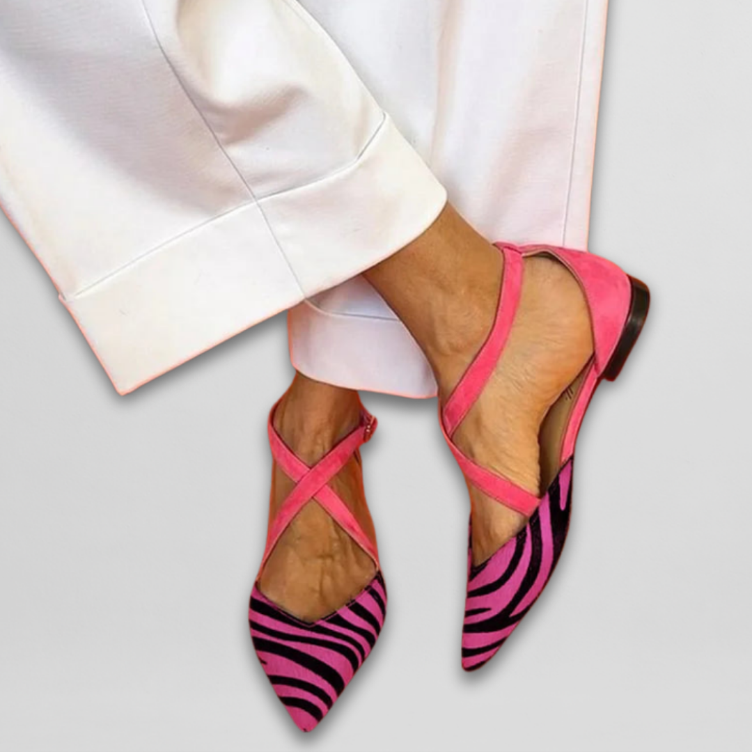 Judith | Elegant ballet flats with refined bands