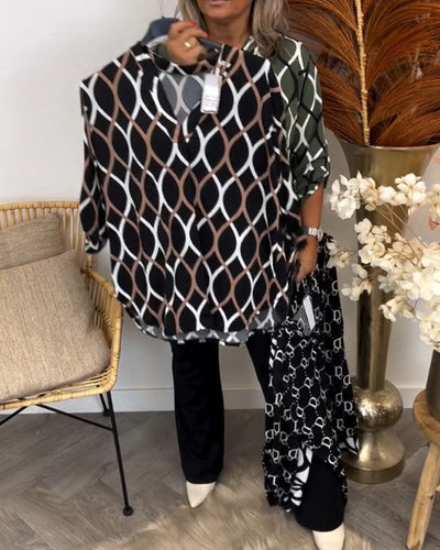 Noor - Blouse with Graphic Print