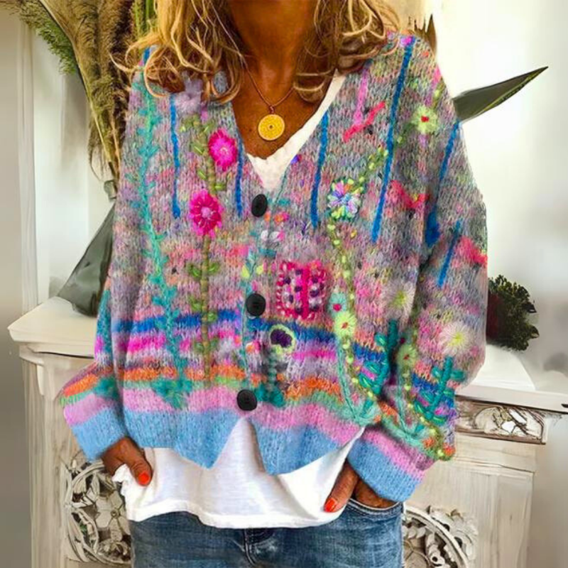Addison™ - Elegant Retro Casual Buttoned Cardigan