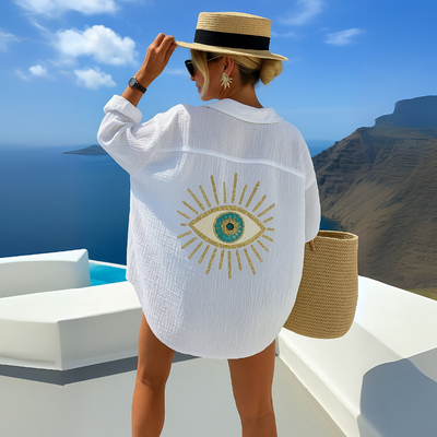 ANNEMIEK|Casual Ibiza-style blouse