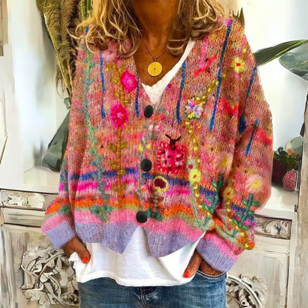 Addison™ - Elegant Retro Casual Buttoned Cardigan
