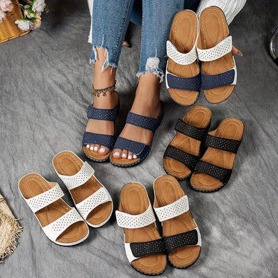 Ortholuxe™ - Breathable orthopaedic slip-in sandals for women