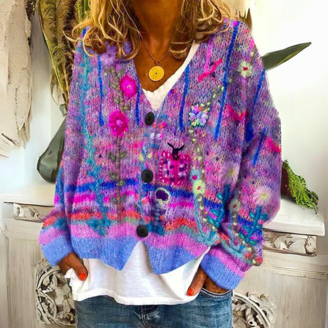 Addison™ - Elegant Retro Casual Buttoned Cardigan
