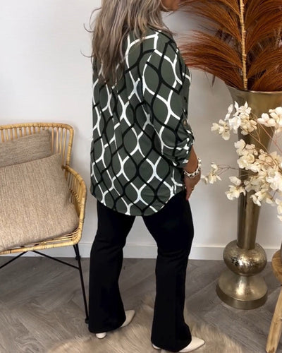 Noor - Blouse with Graphic Print