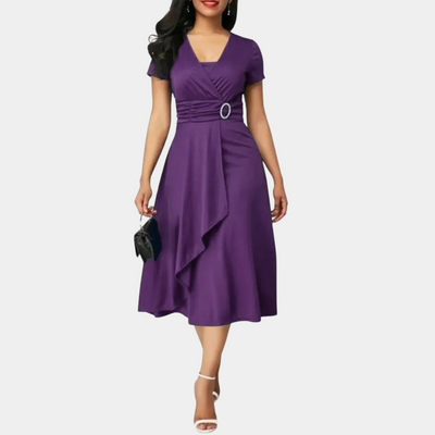 Sophia | Wrap Midi Dress