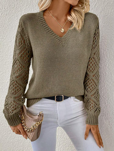 Elizabeth | Soft V-neck jumper