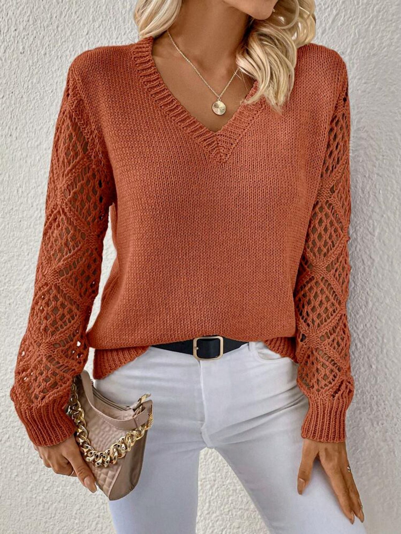 Elizabeth | Soft V-neck jumper