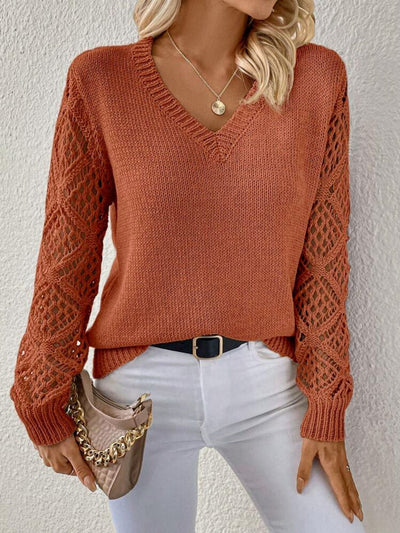 Elizabeth | Soft V-neck jumper