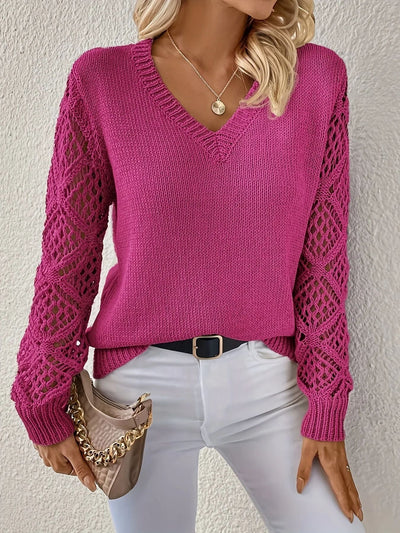 Elizabeth | Soft V-neck jumper