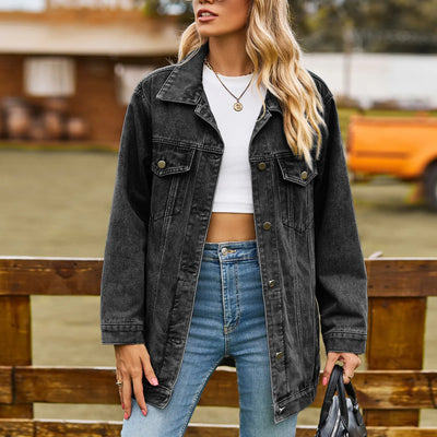 Mia™ - Classic Elegant Jean Jacket