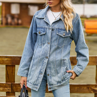 Mia™ - Classic Elegant Jean Jacket