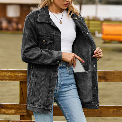 Mia™ - Classic Elegant Jean Jacket