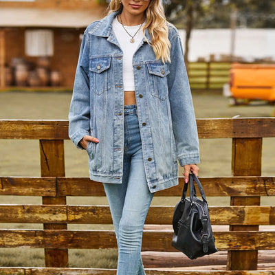 Mia™ - Classic Elegant Jean Jacket