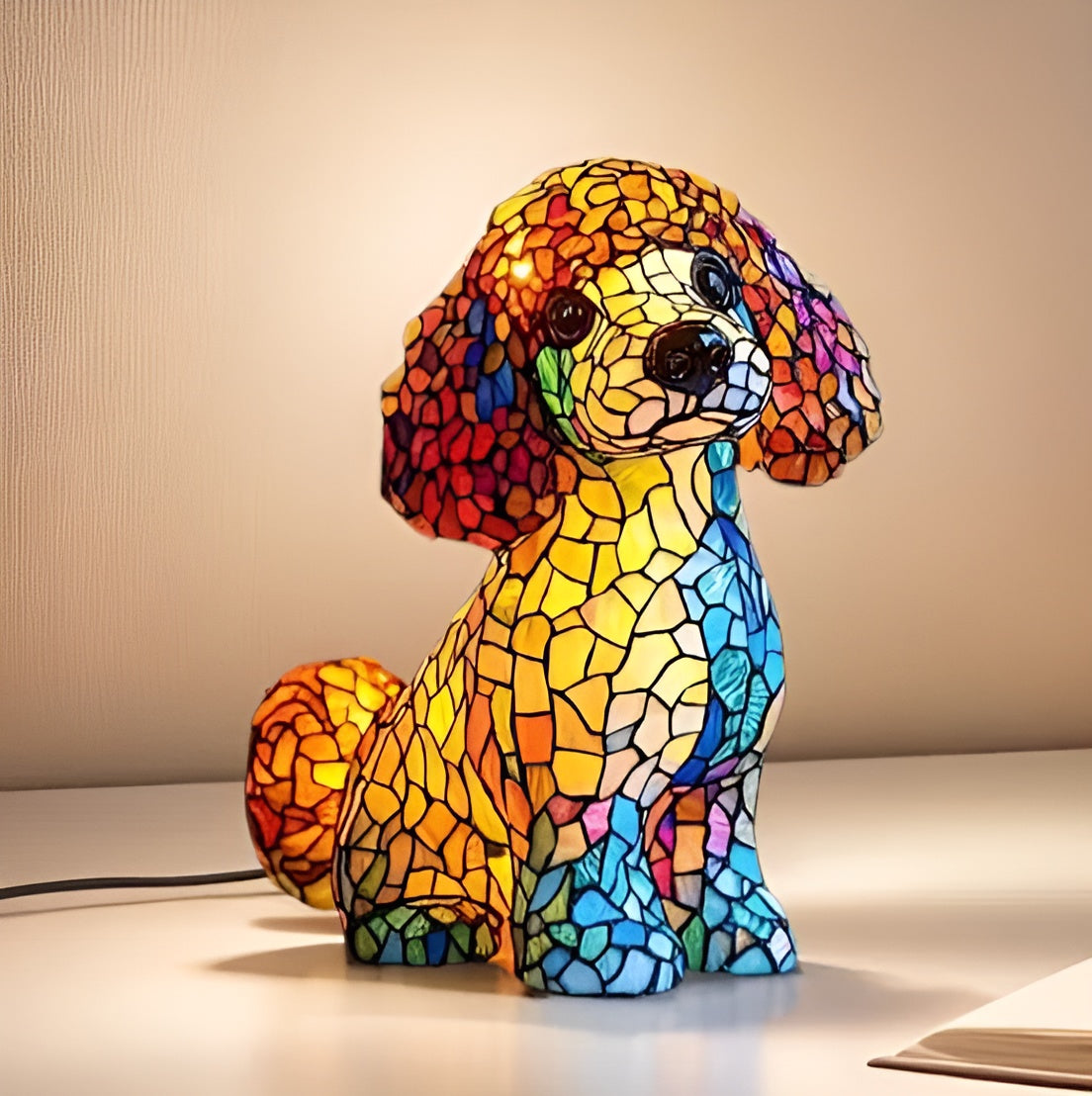 Burek – Decorative Table Lamp with Colourful Soft Light