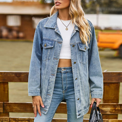 Mia™ - Classic Elegant Jean Jacket