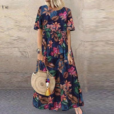 Lotte Vibrant Floral Maxi Dress