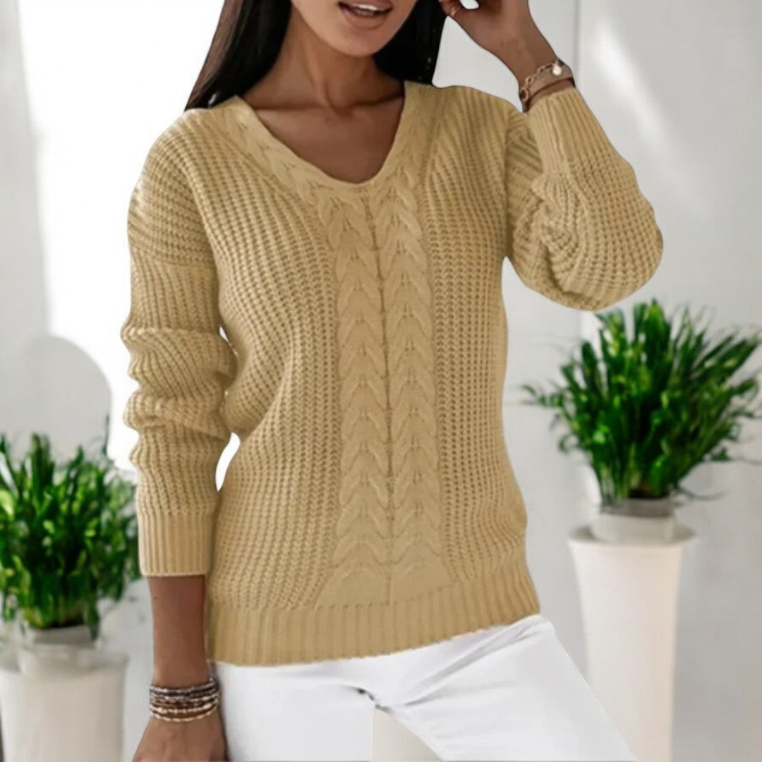 Mia™ - Elegant Knitted Sweater
