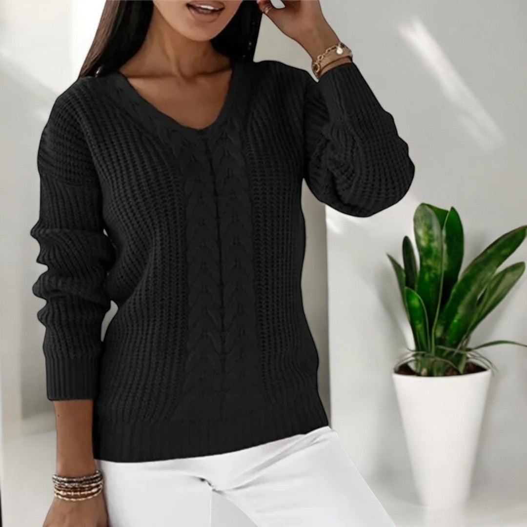Mia™ - Elegant Knitted Sweater