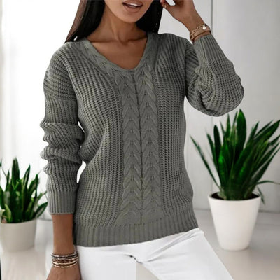 Mia™ - Elegant Knitted Sweater