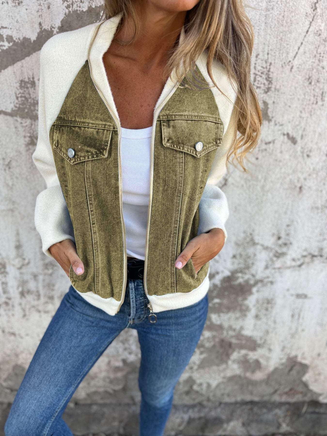 Zoe™ Elegant Jean Jacket