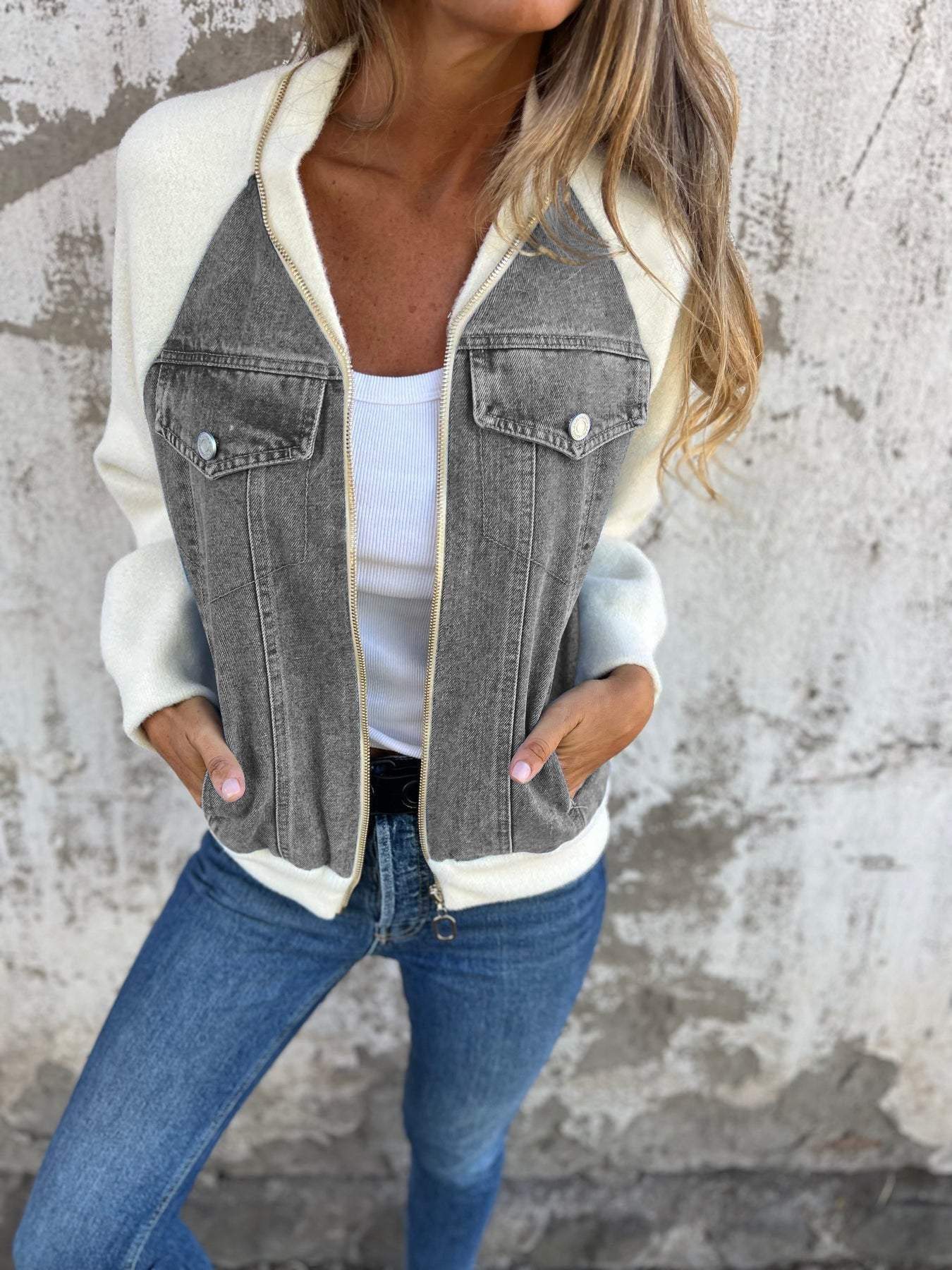 Zoe™ Elegant Jean Jacket