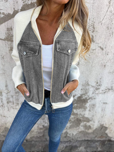 Zoe™ Elegant Jean Jacket