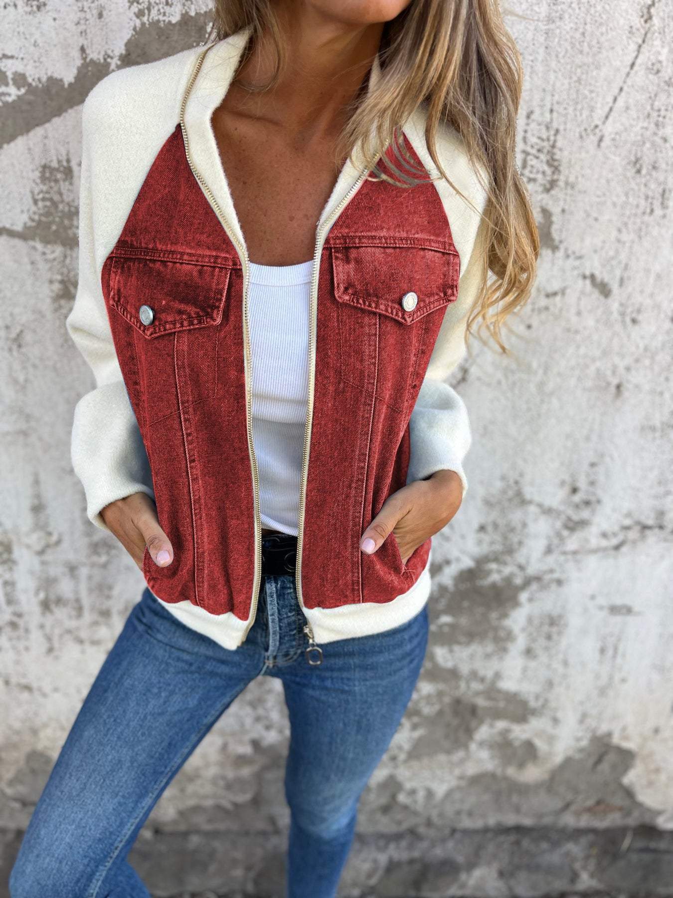 Zoe™ Elegant Jean Jacket