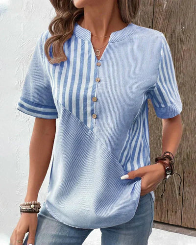 Lila | Soft Stripe Blouse