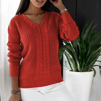 Mia™ - Elegant Knitted Sweater